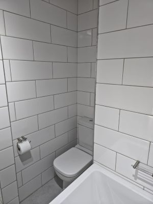 white toilet